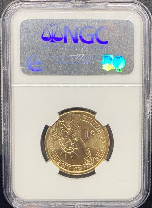 Moneda certificada 2007 NGC Brillante