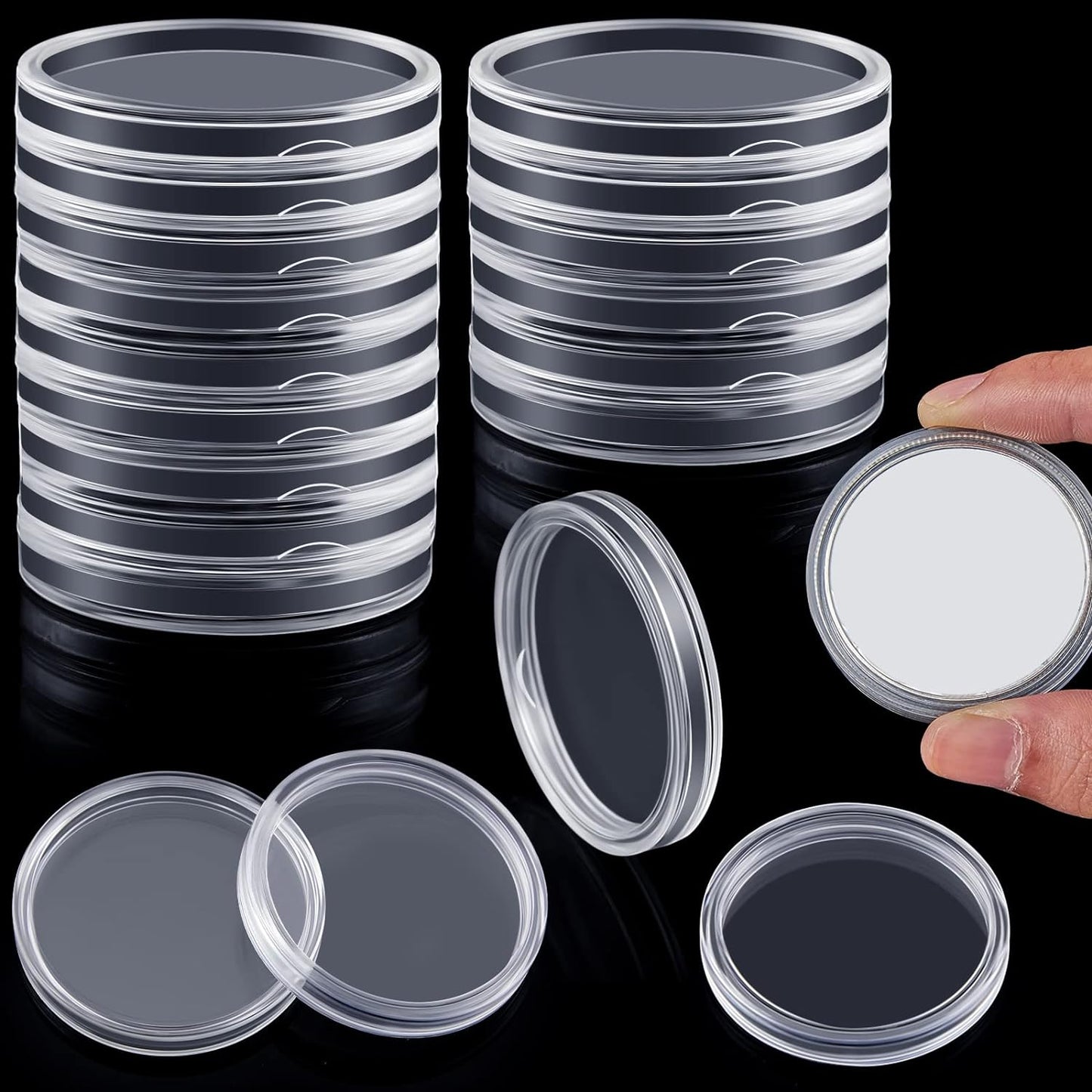 cápsula de barra de plata para Morgan Dollar Peace Dollar Silver Dollar 37MM