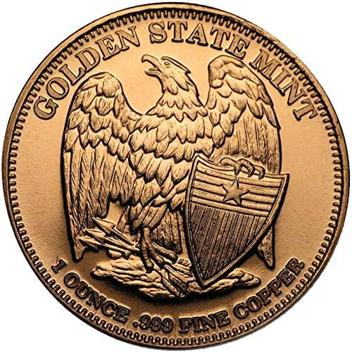 Moneda cobre puro 0.999 de 1 oz Indian Head