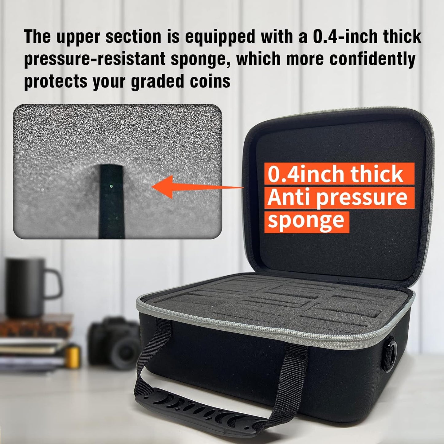 Caja de almacenamiento de monedas