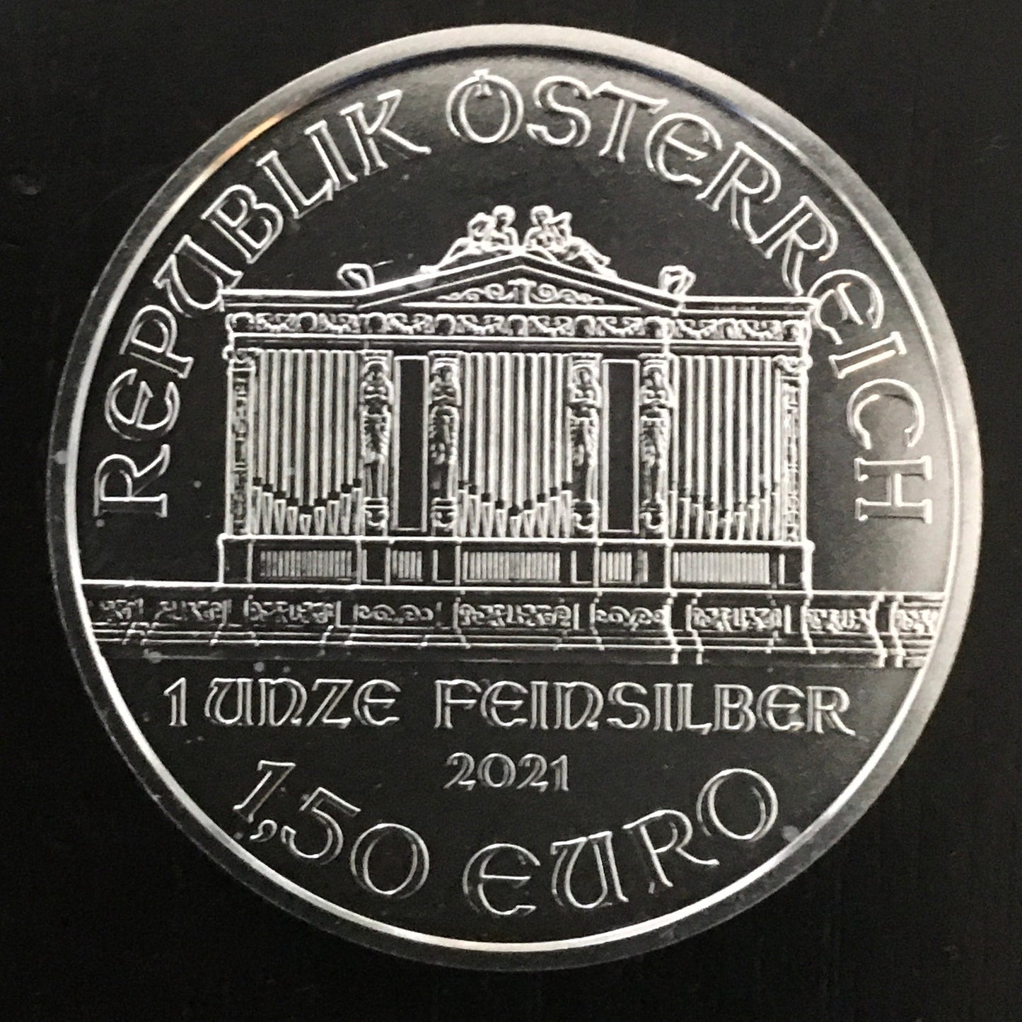 1.5 Euros de Austria del 2021- Filarmónica de Wiener