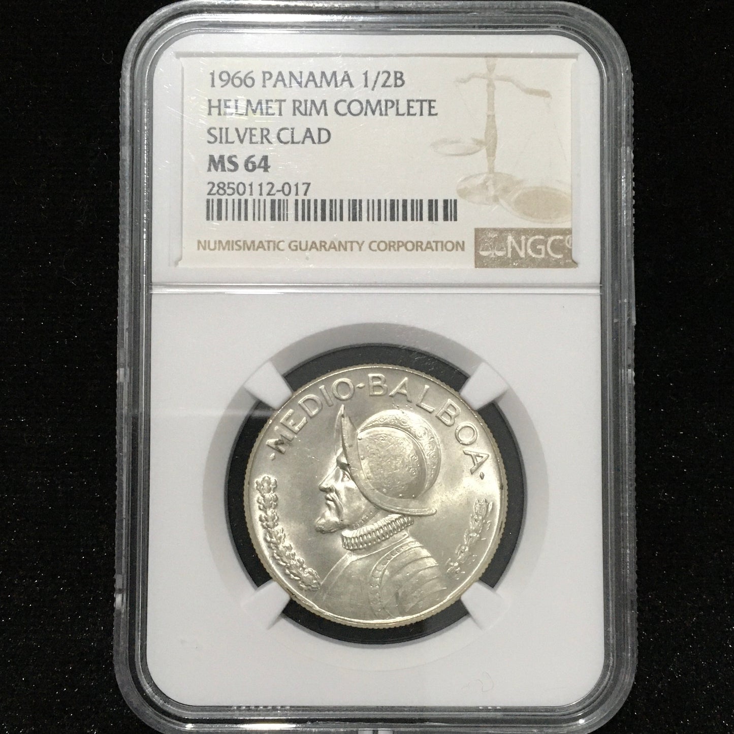 50 centésimos de Balboa de 1966 - MS64