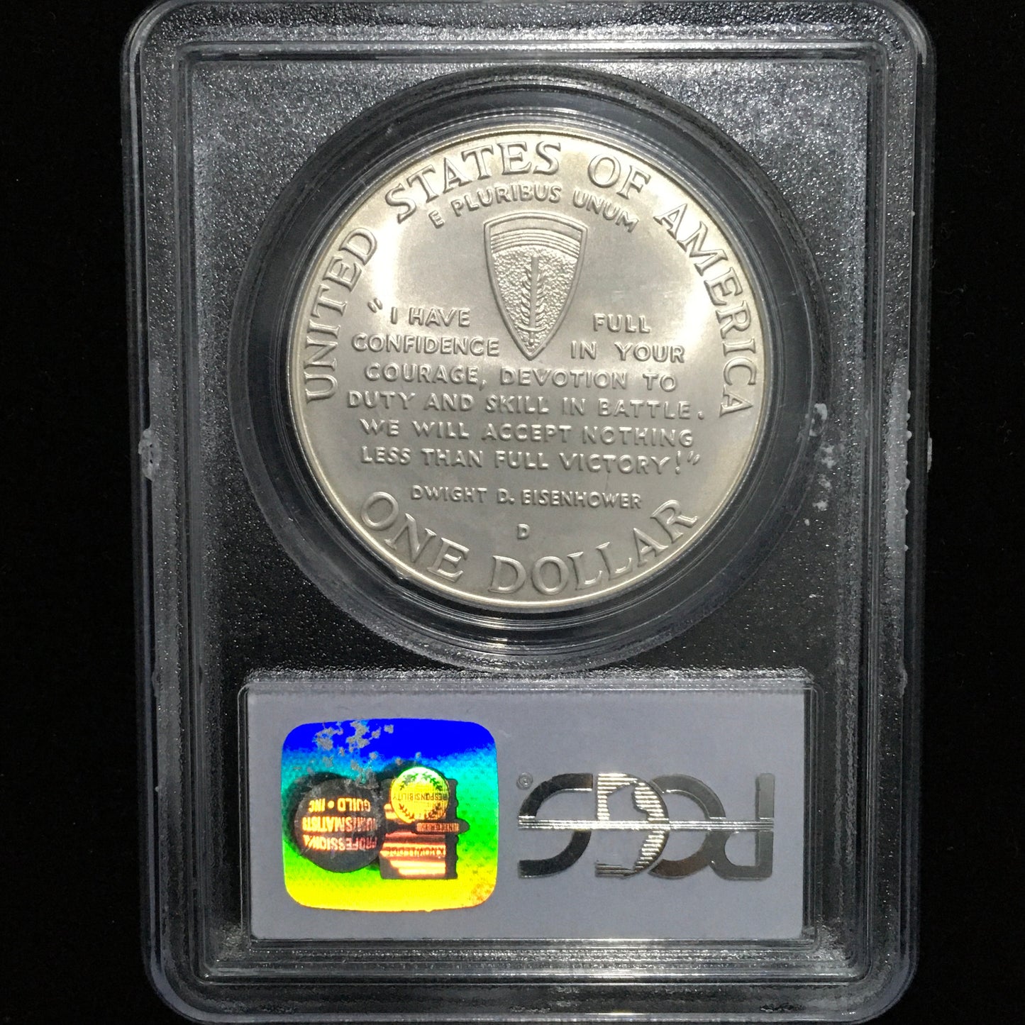 1 dólar de 1993 D - WORLD WAR II 50th ANNIVERSARY