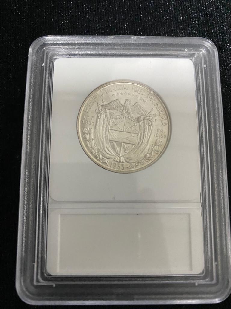 Moneda medio balboa 1953