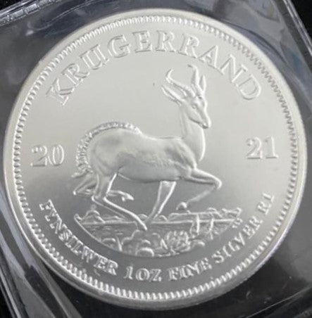 Krugerrand África 1 onza de plata Año 2021