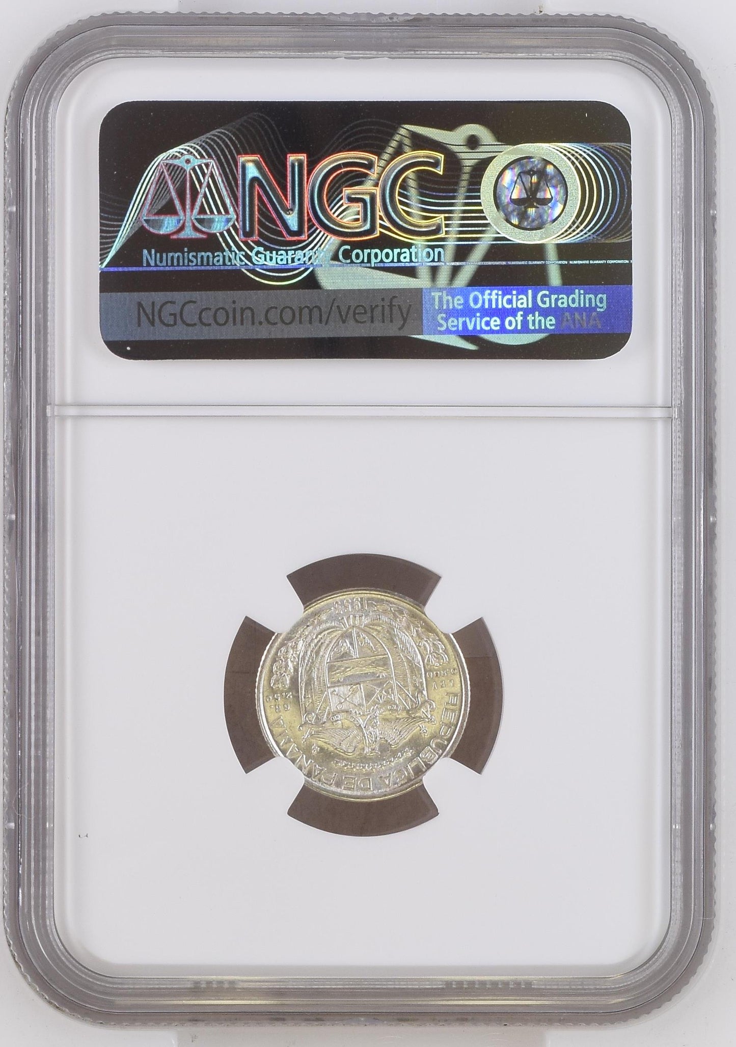 1953 Panamá 1/10B NGC MS61