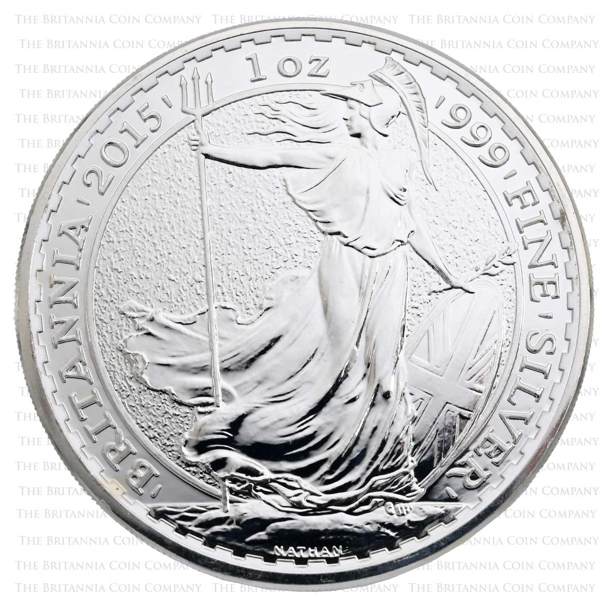2015 Moneda de Britania de Plata de 1 oz