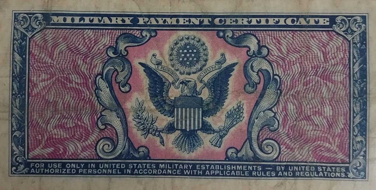 Certificado de Pago Militar 5 Centavos Serie 481