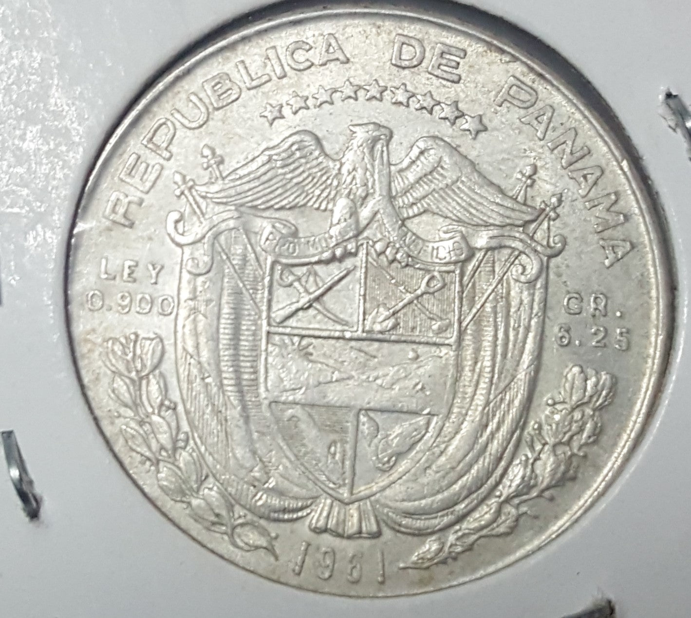 Monedas de 25 centavos 1961