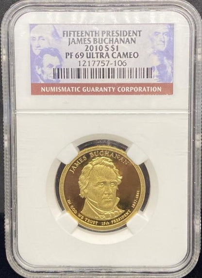 Moneda certificada 2010 NGC