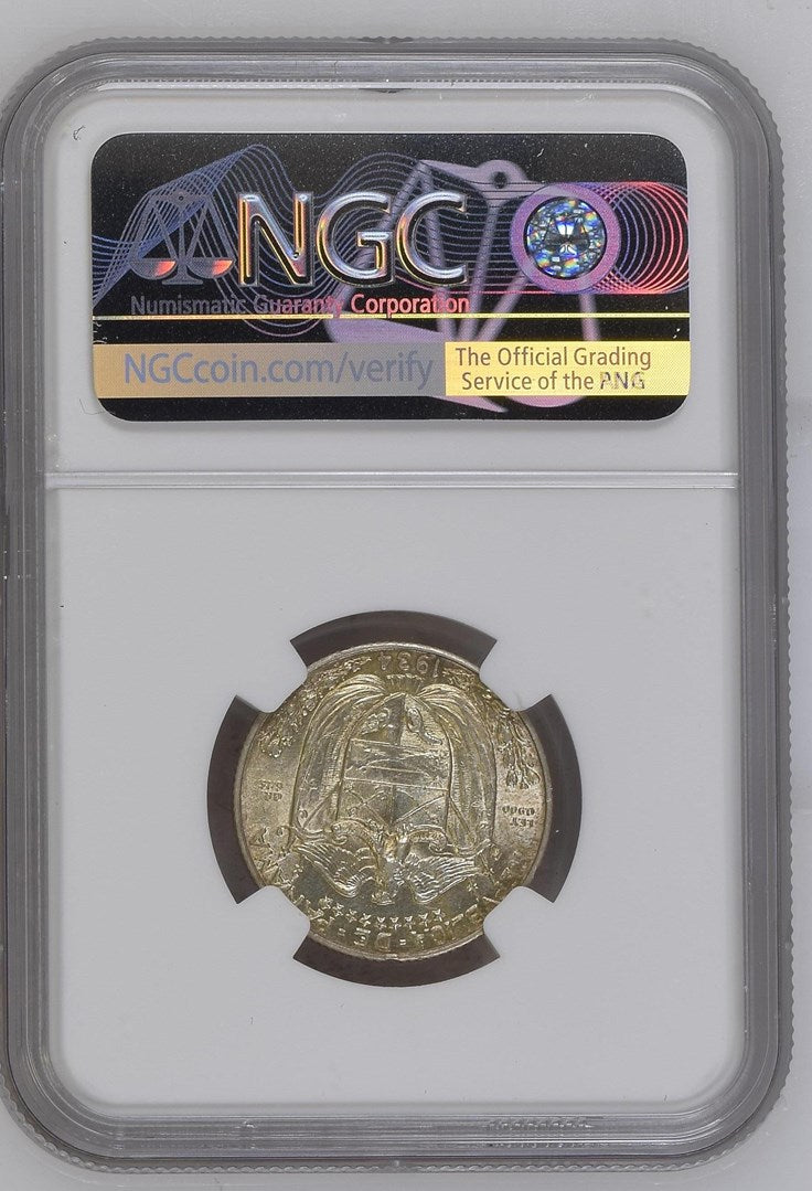 1/4 de Balboa Panamá 1934 NGC AU55