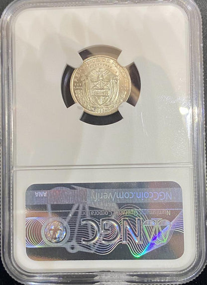 Moneda Certificada 1/10B 1953 NGC MS65
