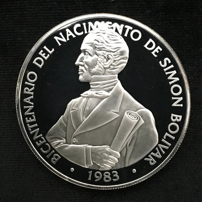20 Balboas de 1983- Bicentenario de Simón Bolívar