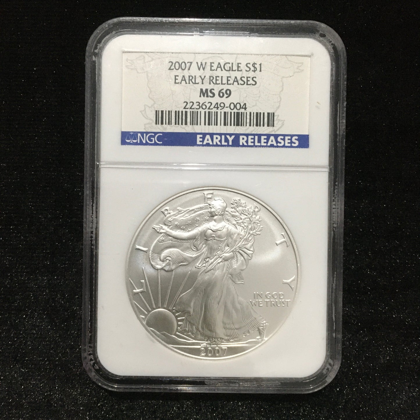 1 Dólar de EEUU del 2007 W - Silver Eagle