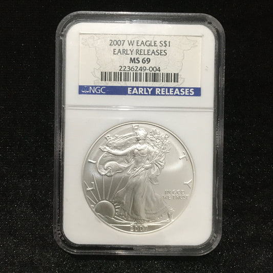 1 Dólar de EEUU del 2007 W - Silver Eagle