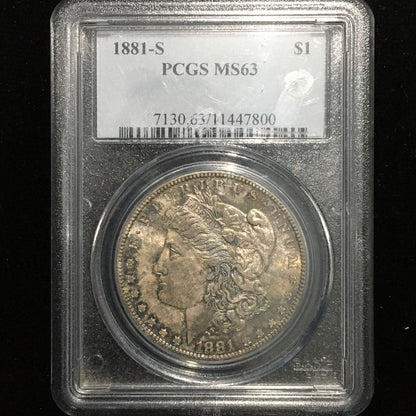 1 dólar de 1881 S - Morgan Dollar (Toneada)