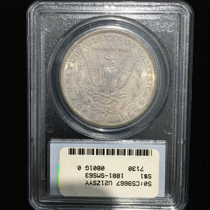 1 dólar de 1881 S - Morgan Dollar (Toneada)