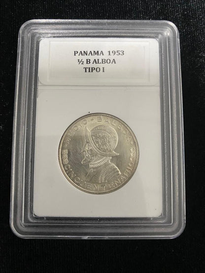 Moneda medio balboa 1953